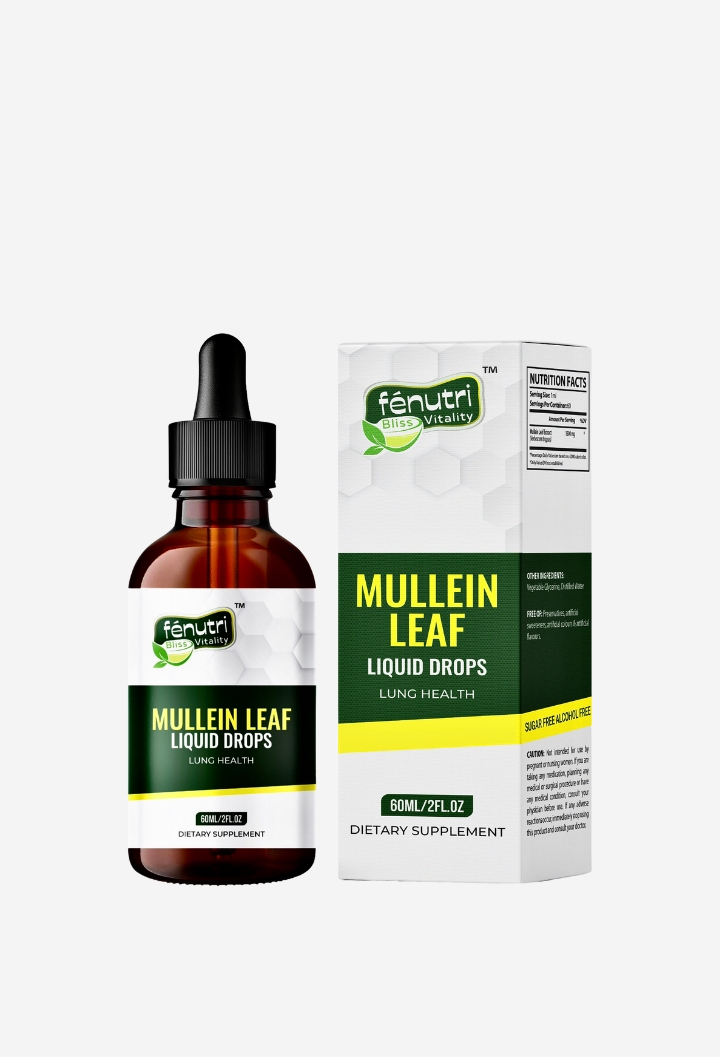 Mullein Drops, Lung Cleanser, Cough & Mucus Relief