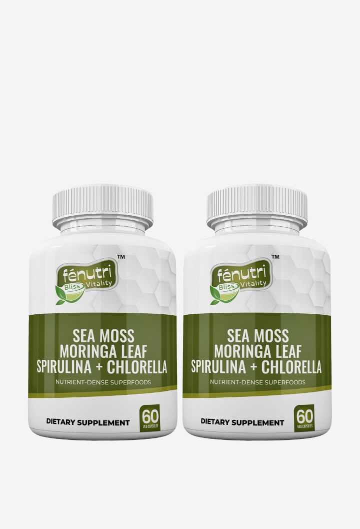 Sea Moss, Moringa, Spirulina & Chlorella