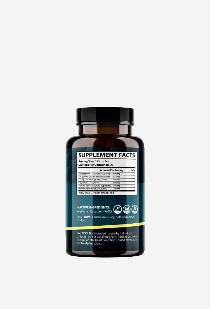 Turkesterone, Horny Goat Weed 6-in-1 Complex, Beast Mode - 60s